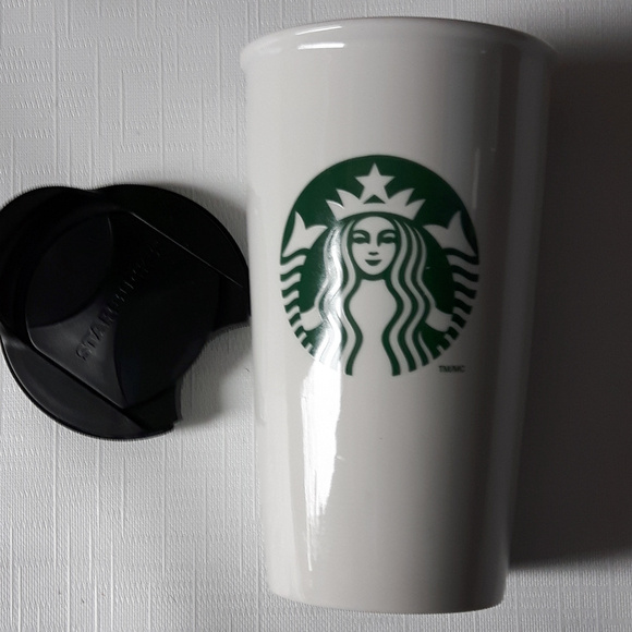 Starbucks LOGO Mug Cup Tumblr with Lid Mermaid - Picture 1 of 4
